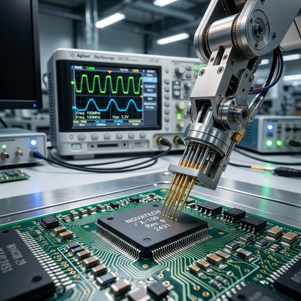 Programmed sound chip testing